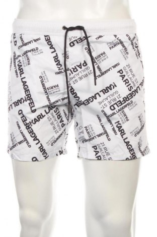Herren Badeanzug Karl Lagerfeld, Größe S, Farbe Weiß, Preis 58,31 €