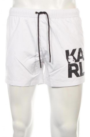 Herren Badeanzug Karl Lagerfeld, Größe L, Farbe Weiß, Preis 58,31 €