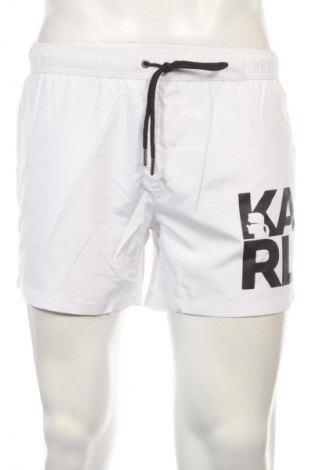 Herren Badeanzug Karl Lagerfeld, Größe L, Farbe Weiß, Preis 58,31 €