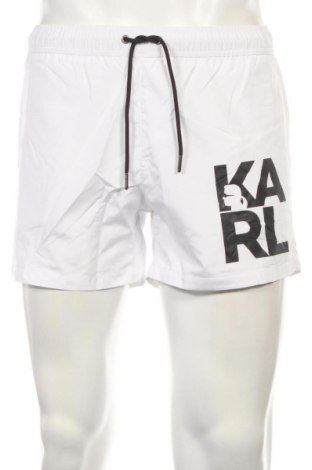 Herren Badeanzug Karl Lagerfeld, Größe M, Farbe Weiß, Preis 58,31 €