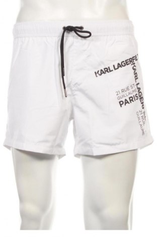 Herren Badeanzug Karl Lagerfeld, Größe L, Farbe Weiß, Preis 58,31 €