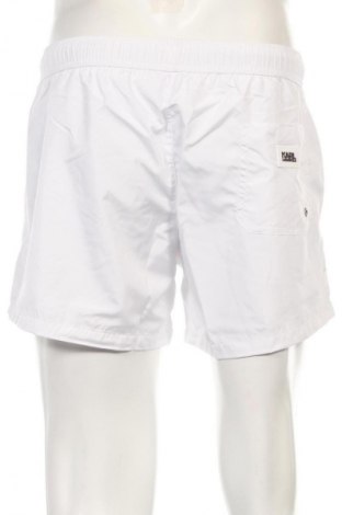 Herren Badeanzug Karl Lagerfeld, Größe L, Farbe Weiß, Preis 58,31 €