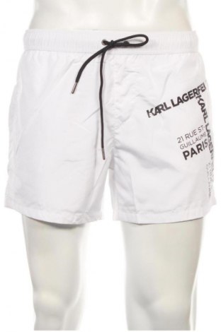 Herren Badeanzug Karl Lagerfeld, Größe L, Farbe Weiß, Preis 58,31 €