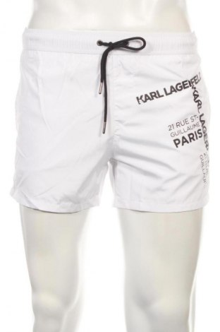 Herren Badeanzug Karl Lagerfeld, Größe S, Farbe Weiß, Preis 58,31 €