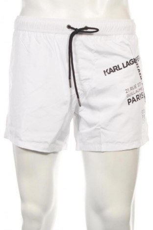 Herren Badeanzug Karl Lagerfeld, Größe L, Farbe Weiß, Preis 58,31 €