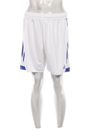 Ανδρικό κοντό παντελόνι Adidas, Μέγεθος XL, Χρώμα Λευκό, Τιμή 21,99 €