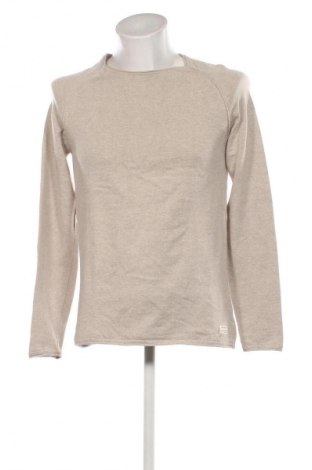 Herrenpullover Jack & Jones, Größe L, Farbe Beige, Preis 23,99 €