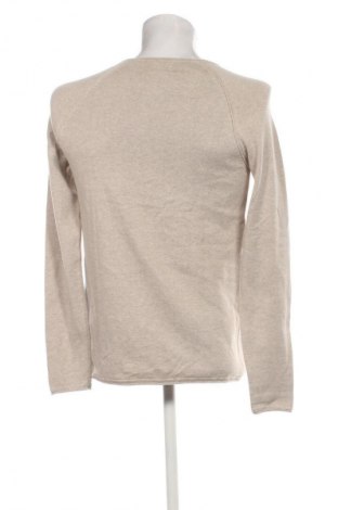 Herrenpullover Jack & Jones, Größe L, Farbe Beige, Preis 23,99 €