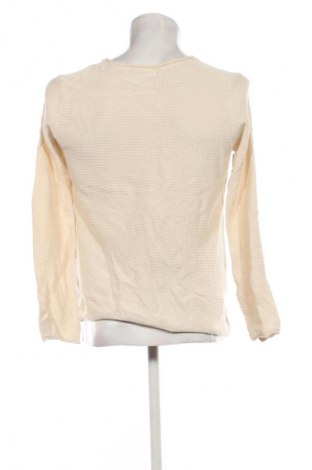 Ανδρικό πουλόβερ Size Eight Needle, Μέγεθος M, Χρώμα Εκρού, Τιμή 22,99 €