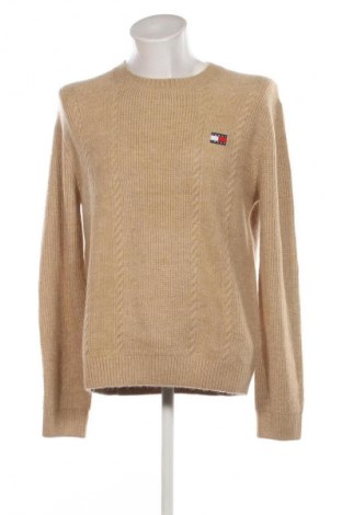 Herrenpullover Tommy Jeans, Größe M, Farbe Beige, Preis 119,99 €