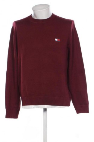 Herrenpullover Tommy Jeans, Größe M, Farbe Rot, Preis 71,99 €