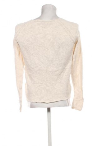 Herrenpullover Zara Man, Größe M, Farbe Ecru, Preis 22,99 €