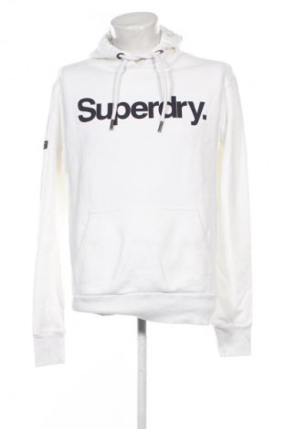 Ανδρικό φούτερ Superdry, Μέγεθος L, Χρώμα Λευκό, Τιμή 67,99 €