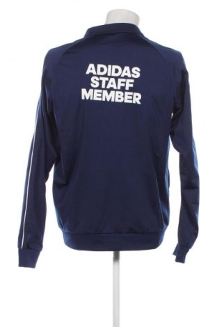 Ανδρική αθλητική ζακέτα Adidas, Μέγεθος L, Χρώμα Μπλέ, Τιμή 12,99 €