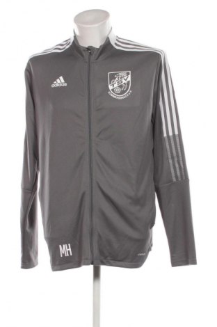 Herren Sportoberteil Adidas, Größe L, Farbe Grau, Preis 13,99 €