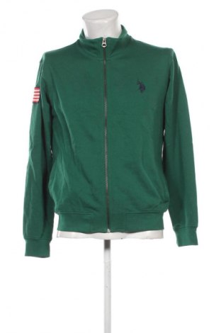 Ανδρική αθλητική ζακέτα U.S. Polo Assn., Μέγεθος L, Χρώμα Πράσινο, Τιμή 30,99 €