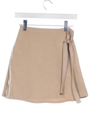 Szoknya Boohoo, Méret XS, Szín Bézs, Ár 3 739 Ft