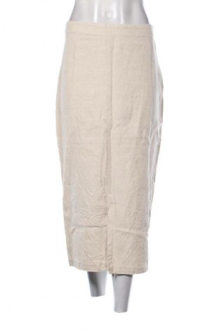 Spódnica H&M, Rozmiar L, Kolor ecru, Cena 53,93 zł