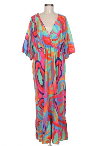 Kleid SHEIN, Größe 3XL, Farbe Mehrfarbig, Preis 21,99 €