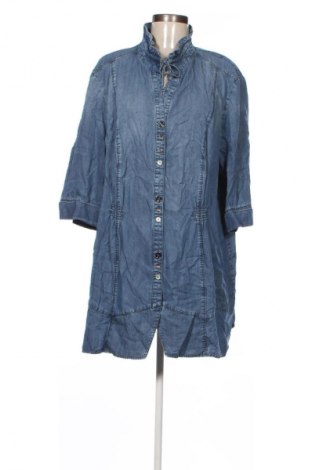 Φόρεμα Samoon, Μέγεθος XXL, Χρώμα Μπλέ, Τιμή 30,99 €