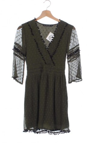 Φόρεμα Zara, Μέγεθος XS, Χρώμα Πράσινο, Τιμή 11,99 €