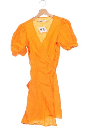 Šaty  Zara, Velikost XS, Barva Oranžová, Cena  369,00 Kč