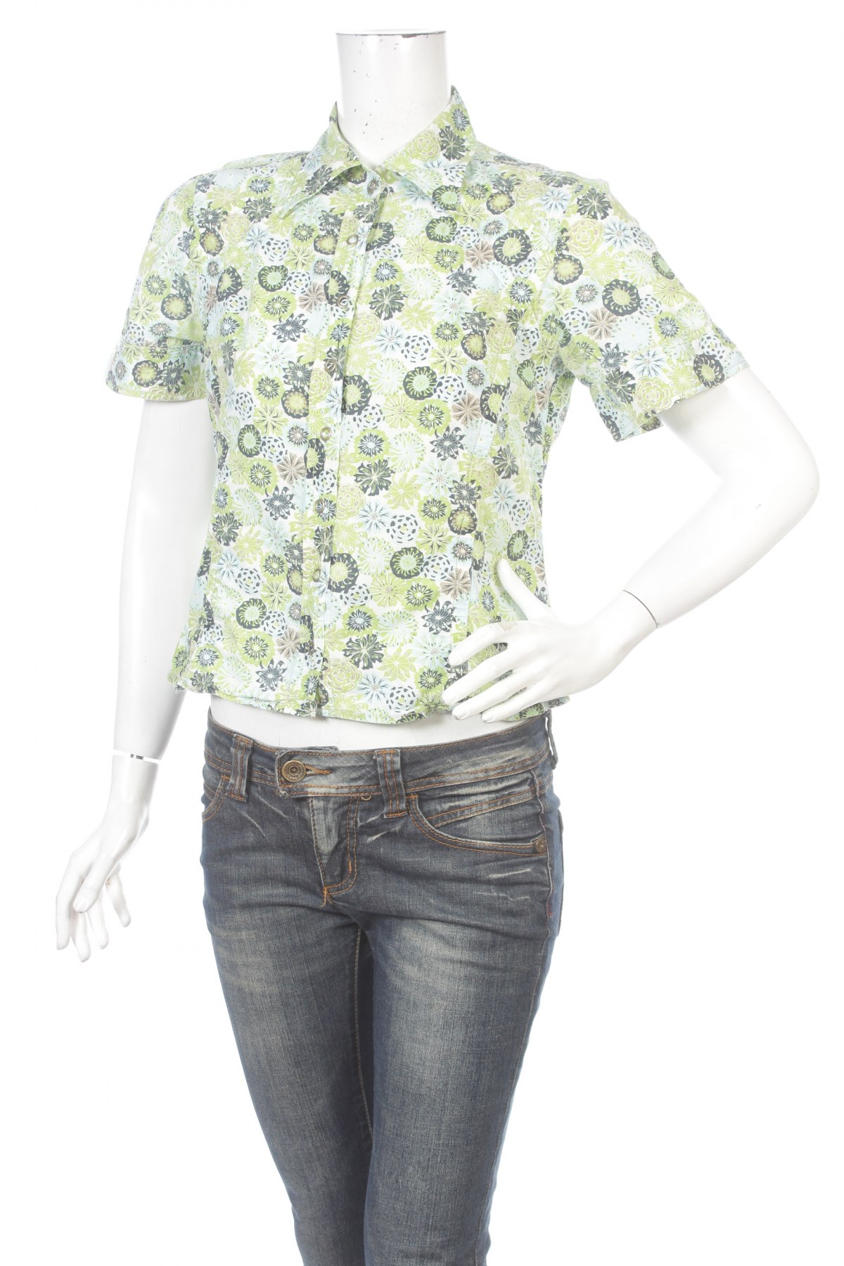 Γυναικείο πουκάμισο Sandwich_, Μέγεθος S, Χρώμα Πράσινο, Τιμή 9,90 €