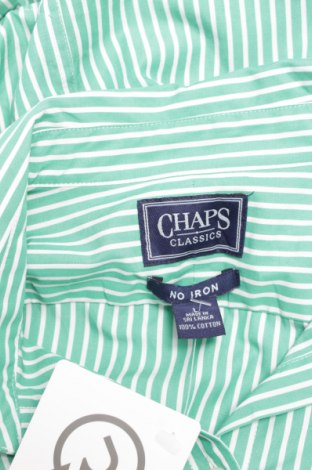 Γυναικείο πουκάμισο Chaps, Μέγεθος L, Χρώμα Πράσινο, Τιμή 14,85 €