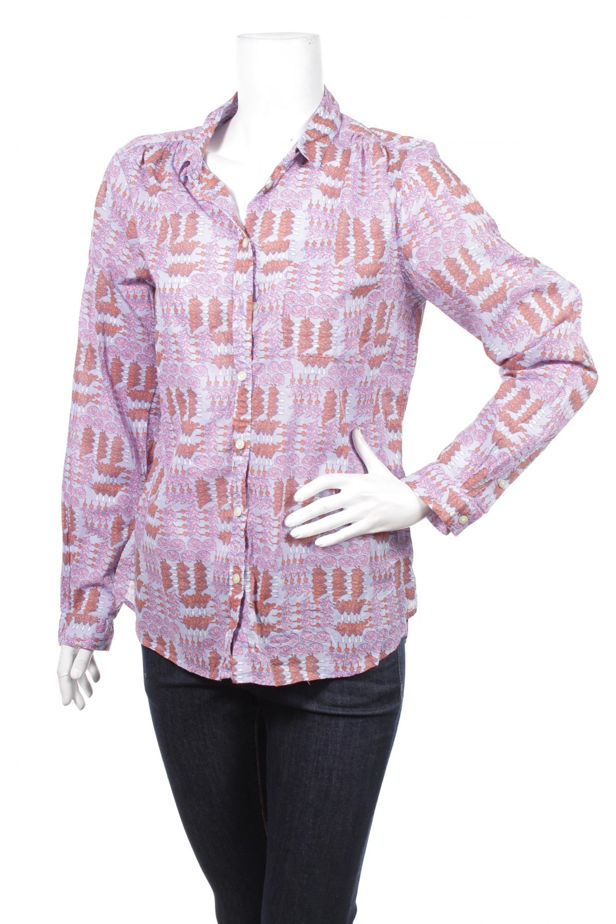 Γυναικείο πουκάμισο, Μέγεθος L, Χρώμα Βιολετί, Τιμή 14,85 €