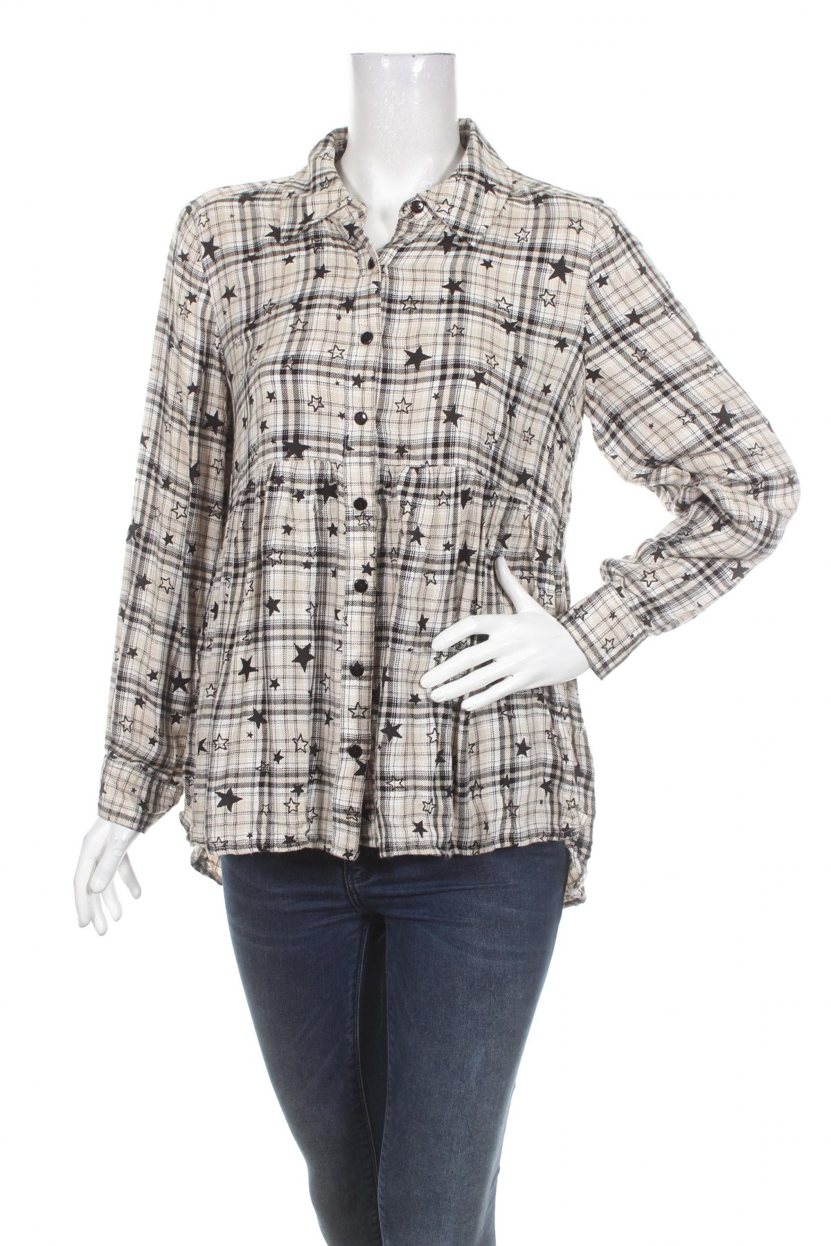Γυναικείο πουκάμισο Style & Co, Μέγεθος S, Χρώμα  Μπέζ, Τιμή 16,70 €