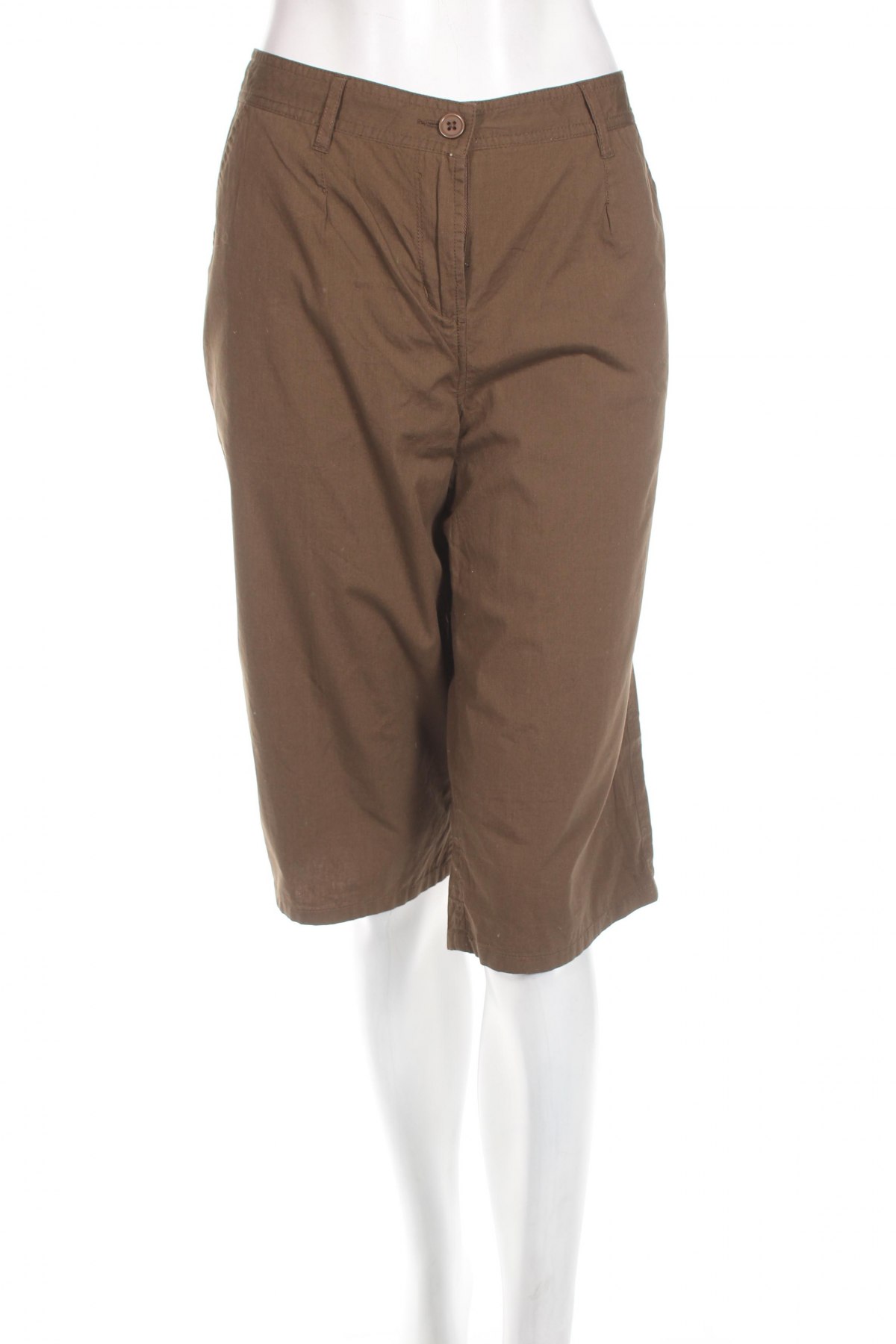 Дамски къс панталон Rockmans, Размер L, Цвят Кафяв, Цена 17,85 лв.