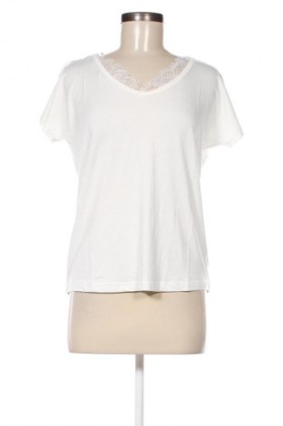 Damen Shirt Bershka, Größe L, Farbe Weiß, Preis 5,27 €