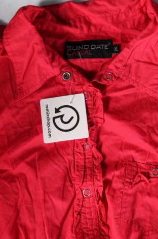 Damen Shirt Blind Date, Größe XL, Farbe Rot, Preis € 4,99