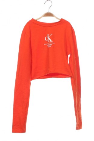Γυναικεία μπλούζα Calvin Klein Jeans, Μέγεθος XS, Χρώμα Πορτοκαλί, Τιμή 19,29 €