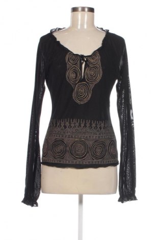 Дамска блуза Mexx, Размер L, Цвят Черен, Цена 11,90 лв.
