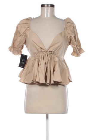 Damen Shirt NA-KD, Größe M, Farbe Beige, Preis € 5,99