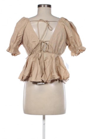 Damen Shirt NA-KD, Größe M, Farbe Beige, Preis € 5,99