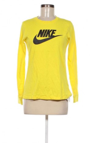 Дамска блуза Nike, Размер S, Цвят Жълт, Цена 34,00 лв.