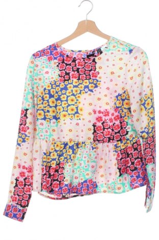Дамска блуза Pieces, Размер XS, Цвят Многоцветен, Цена 11,39 лв.