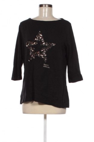 Дамска блуза S.Oliver, Размер L, Цвят Черен, Цена 34,00 лв.