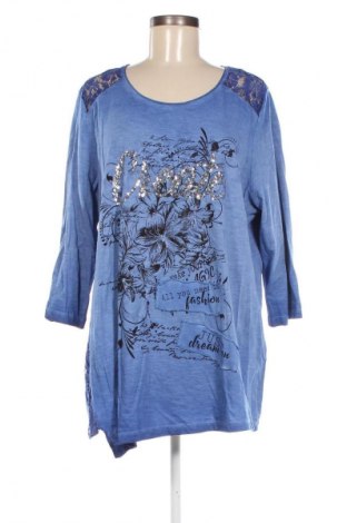 Γυναικεία μπλούζα Ulla Popken, Μέγεθος XL, Χρώμα Μπλέ, Τιμή 28,47 €