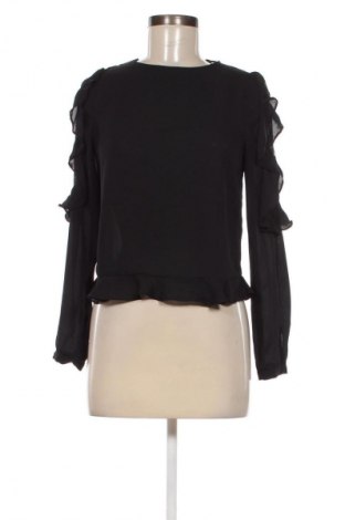 Дамска блуза Zara, Размер XS, Цвят Черен, Цена 6,99 лв.