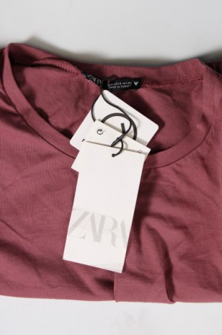 Дамска блуза Zara, Размер S, Цвят Пепел от рози, Цена 29,99 лв.