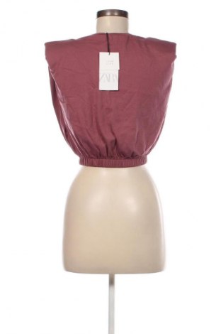 Damen Shirt Zara, Größe S, Farbe Aschrosa, Preis € 15,49