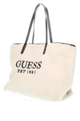 Дамска чанта Guess, Цвят Екрю, Цена 251,75 лв.