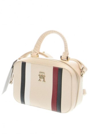 Дамска чанта Tommy Hilfiger, Цвят Екрю, Цена 163,99 лв.