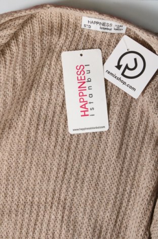 Cardigan de damă Happiness Istanbul, Mărime M, Culoare Bej, Preț 52,99 Lei