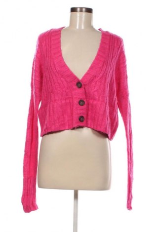 Damen Strickjacke Hollister, Größe M, Farbe Rosa, Preis 11,79 €