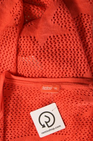 Damen Strickjacke Janina, Größe XL, Farbe Orange, Preis € 6,49