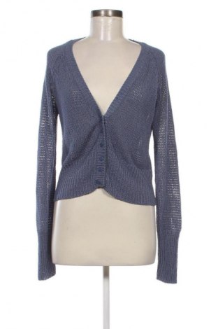 Damen Strickjacke Oui, Größe S, Farbe Blau, Preis 19,29 €